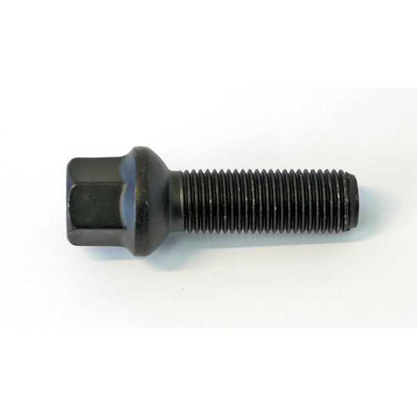 HR Boulon de roue bombé R14 M14x1.50  Longueur 28mm  Noir