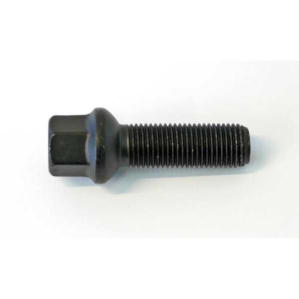 HR Boulon de roue conique R14 M14x1.50  Longueur 57mm  Noir