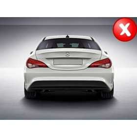 Diffuseur d'air de pare-chocs arrière sur mesure pour Mercedes W117...