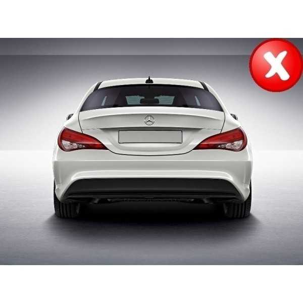 Diffuseur d'air de pare-chocs arrière sur mesure pour Mercedes W117...