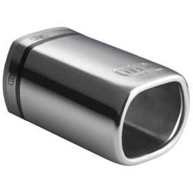 Embout déchappement Ulter Sport  Rectangle 80x65mm  Longueur 120mm  Fixation 4055mm  Inox