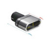 Embout déchappement Ulter Sport Ovale 110x45mm Longueur 80mm Fixati...