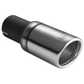 Embout déchappement Ulter Sport  Rond Ø70mm Coudé RS  Longueur 120mm  Fixation 50mm  Inox