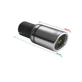 Embout déchappement Ulter Sport Rond Ø70mm Coudé RS Longueur 120mm ...