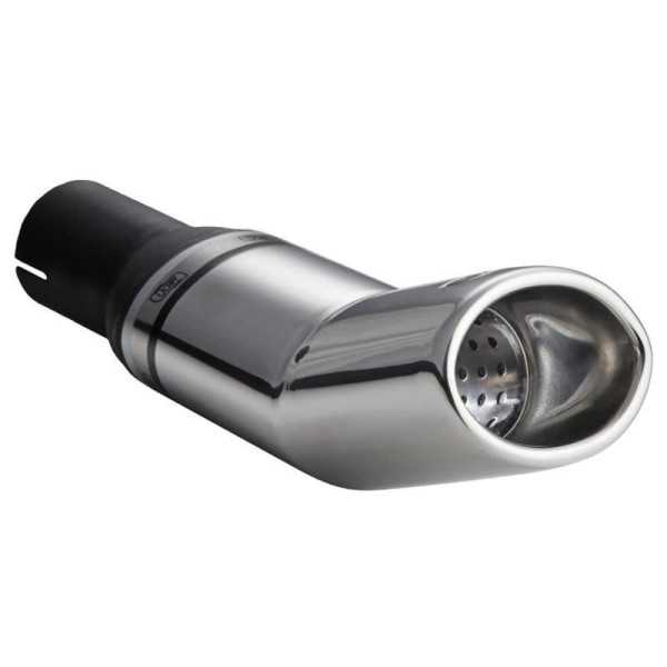 Embout déchappement Ulter Sport  Ovale DTM 95x65mm  Longueur 170mm  Fixation 50mm  Inox