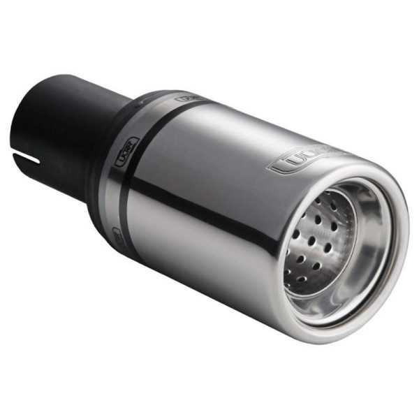 Embout déchappement Ulter Sport  Rond Ø80mm  Longueur 80mm  Fixation 50mm  Inox