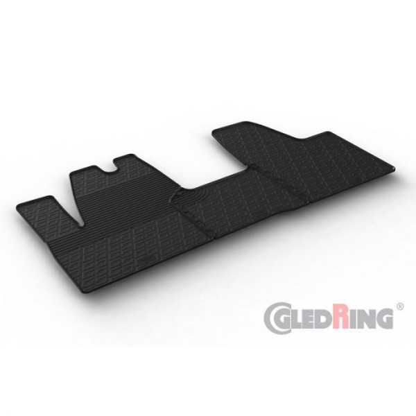 Set tapis de caoutchouc sur mesure pour Maxus eDeliver 3 ev30 2020 G profil 3pièces + clips de montage