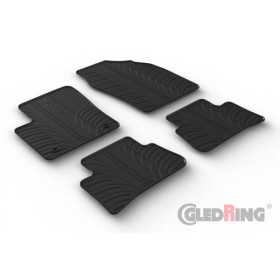 Set tapis de caoutchouc sur mesure pour Toyota CHR HEV 2023 T profil 4pièces + clips de montage