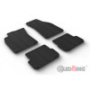 Set tapis de caoutchouc sur mesure pour Audi A6 4F Avant 20052011 T profil 4pièces + clips de montage