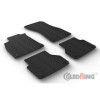 Tapis en caoutchouc pour Audi A6  A7 52018 profil en T 4 pièces  clips de fixation
