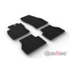 Tapis en caoutchouc adaptés pour Volkswagen Caddy V MPV 2020 profil en T 4 pièces  clips de montage
