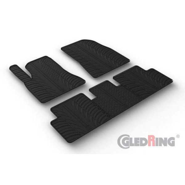 Tapis en caoutchouc adaptés pour Tesla Model 3 122020 profil T 5 pièces