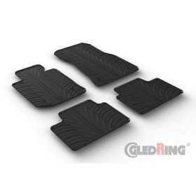 Tapis en caoutchouc pour BMW Série 3 G20G21 SedanTouring 32019 profil en T 4 pièces  clips de fixation