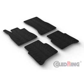 Tapis en caoutchouc pour Mercedes Classe S V223 LWB 92020 profil en T 4 pièces  clips de montage