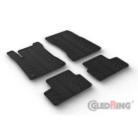 Tapis en caoutchouc pour Mercedes CLA C118 Sedan  X118 Shooting Brake 22019 profil en T 4 pièces  clips de montage