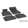 Tapis en caoutchouc pour BMW Série 3 E46 19982005 profil en T 4 pièces  clips de fixation
