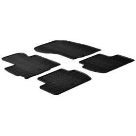 Tapis en caoutchouc pour Mitsubishi Outlander 20102012 profil en T 4 pièces  clips de montage