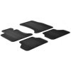 Tapis en caoutchouc pour BMW Série 5 E60E61 20042010 profil en T 4 pièces  clips de fixation