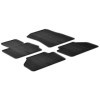 Tapis en caoutchouc pour BMW X3 F25 20102017 profil en T 4 pièces  clips de fixation