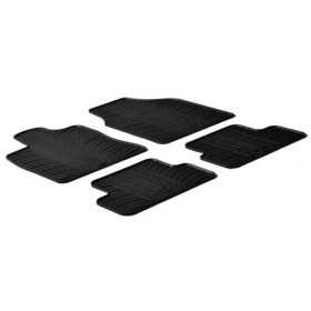 Tapis en caoutchouc pour Nissan Qashqai 20072013 profil en T 4 pièces  clips de fixation