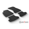 Tapis en caoutchouc pour Audi A5 Coupé 122016 profil en T 4 pièces  clips de fixation