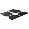 Tapis en caoutchouc pour Mazda 5 2010 profil en T 4 pièces  clips de montage