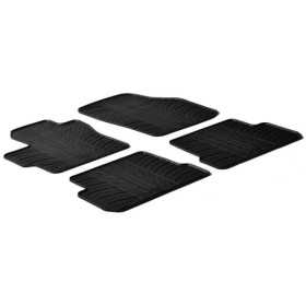 Tapis en caoutchouc pour Mazda 3 20042009 profil en T 4 pièces