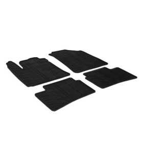 Tapis en caoutchouc adaptés pour Hyundai i10 20142020 profil en T 4 pièces  clips de montage