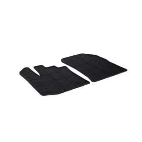 Tapis caoutchouc pour Dacia Dokker Furgon 2013 profil T 2 pièces  clips de fixation