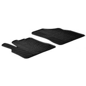 Tapis en caoutchouc adaptables pour Citroen Berlingo  Peugeot Partner 20082018 profil T 2 pièces  clips de fixation