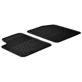 Tapis en caoutchouc pour Citroen Berlingo  Peugeot Partner 20022008 profil G 2 pièces  clips de fixation