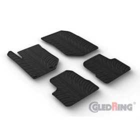 Tapis en caoutchouc pour Peugeot 208 II 2019  2008 II 2020  Opel Corsa F 2019  Mokka 2020 hors électrique profil en T 4 p