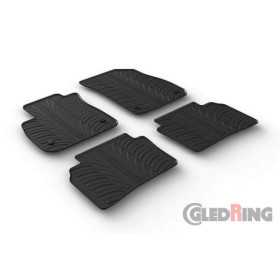 Tapis en caoutchouc pour Opel Insignia Grand Sport  Sportstourer 2017 profil en T 4 pièces  clips de montage