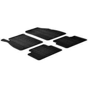 Tapis en caoutchouc pour Opel Insignia 20082013 profil en T 4 pièces  clips de montage