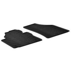 Tapis en caoutchouc pour Volkswagen Caddy 20042015  20152020 profil G 2 pièces  clips de fixation