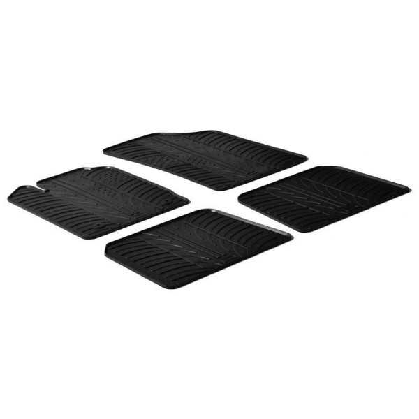 Tapis caoutchouc pour Renault Clio II 19982005  Thalia profil T 4 pièces