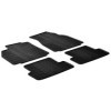 Tapis en caoutchouc pour Renault Megane II 2002 profil en T 4 pièces