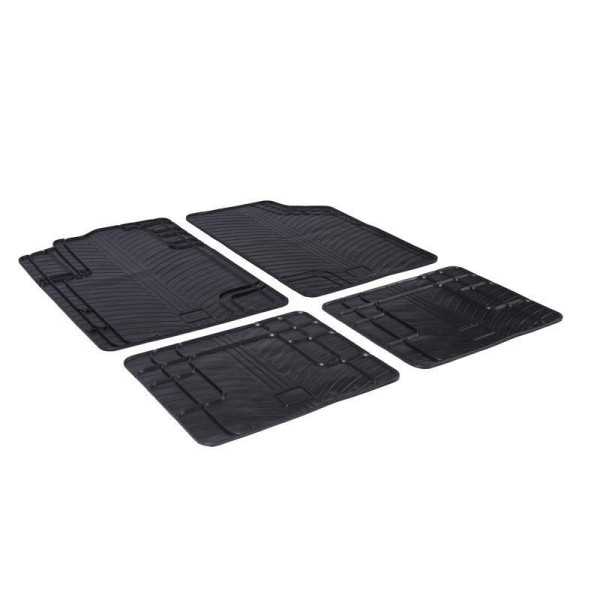 Tapis en caoutchouc Universal TMultiForm profil en T 4 pièces