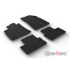 Tapis caoutchouc adaptable à Renault Clio V HB 92019 profil T 4 pièces  clips de fixation