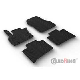 Tapis en caoutchouc pour Renault Zoe I 20122019  II 2019 profil en T 4 pièces  clips de fixation