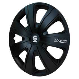 Jeu d'enjoliveurs Sparco Palermo 16 pouces noir | Sparco | Enjolive...