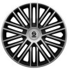 Ensemble denjoliveurs Sparco 4 pièces Bergamo 15 pouces ArgentNoir