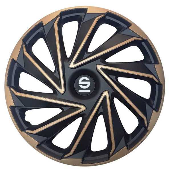 Ensemble denjoliveurs Sparco 4 pièces Varese 14 pouces OrNoir