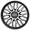 Jeu denjoliveurs Sparco 4 pièces Roma 15 pouces argentnoir