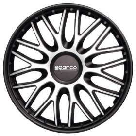 Jeu denjoliveurs Sparco 4 pièces Roma 14 pouces argentnoir