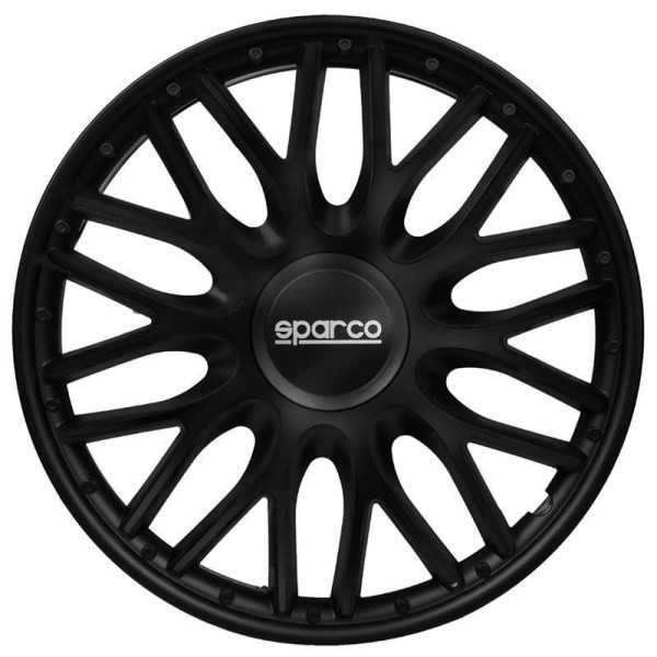 Jeu denjoliveurs Sparco 4 pièces Roma 14 pouces noir