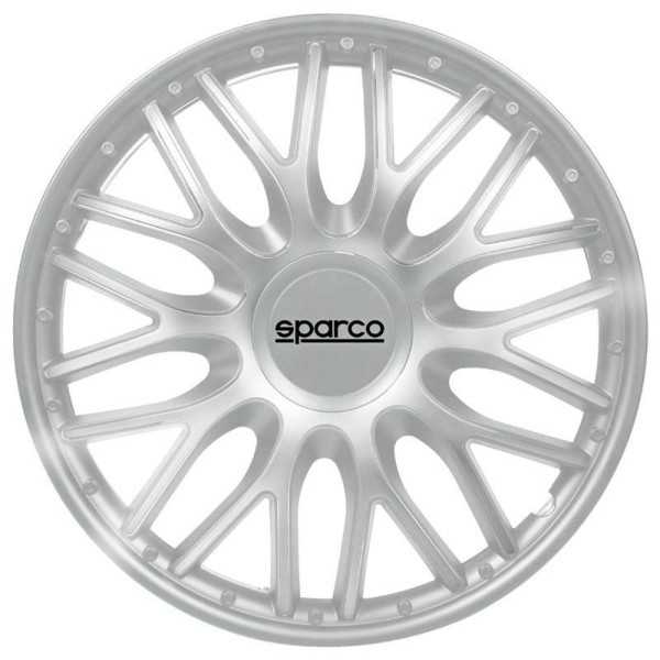 Ensemble denjoliveurs Sparco 4 pièces Roma 14 pouces Argent
