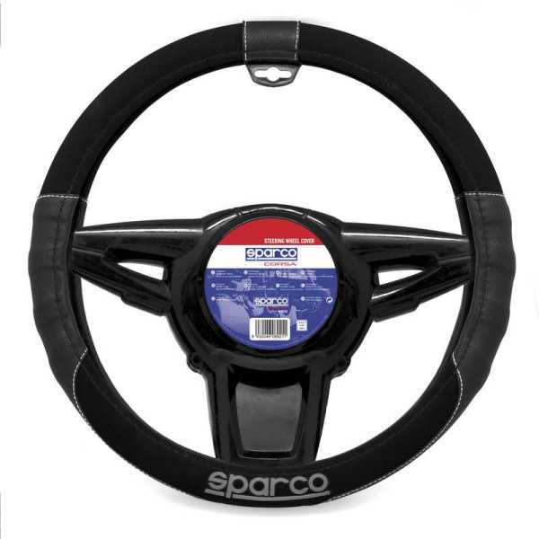 Couvre volant Sparco Sport 3 Noir  Gris
