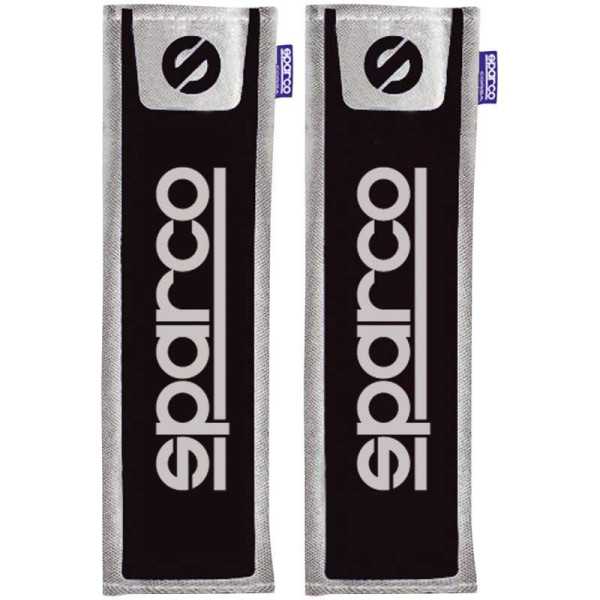 Ensemble de housses de ceinture de sécurité Sparco  NoirGris