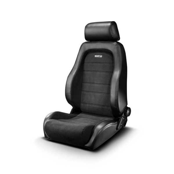 Sparco Sport Seat GT Retro Noir SimilicuirMicrofibre Réglable